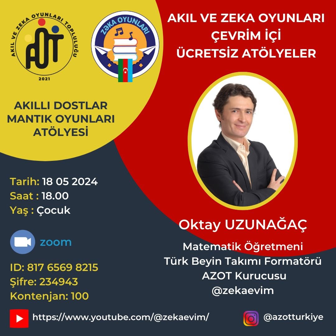 "Ağıllı dostlar -məntiq oyunları" uşaqlar üçün zəka oyunu təlimi